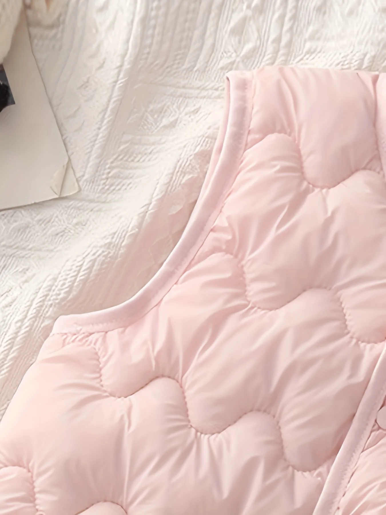 Элегантный Однотонный Кардиган-жилет Для Девочек С V-образным Вырезом Унисекс