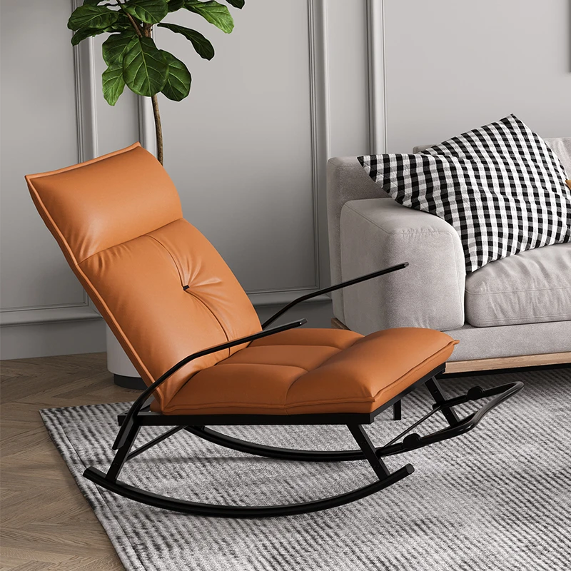 Фото Kualitas Tinggi Desain Modern Kursi Sofa T 34. Kursi Goyang Santai Nyaman Works Pu Kursi Ruang Tamu №2