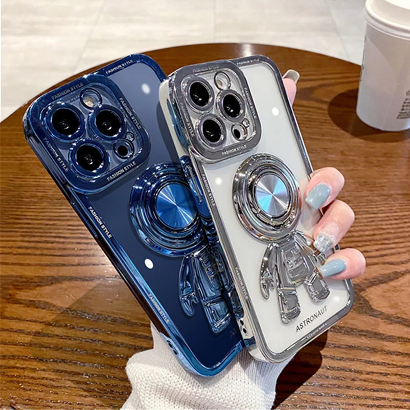 Роскошный силиконовый чехол для iPhone с опорным кольцом подходит моделей 13 12 11 Pro max