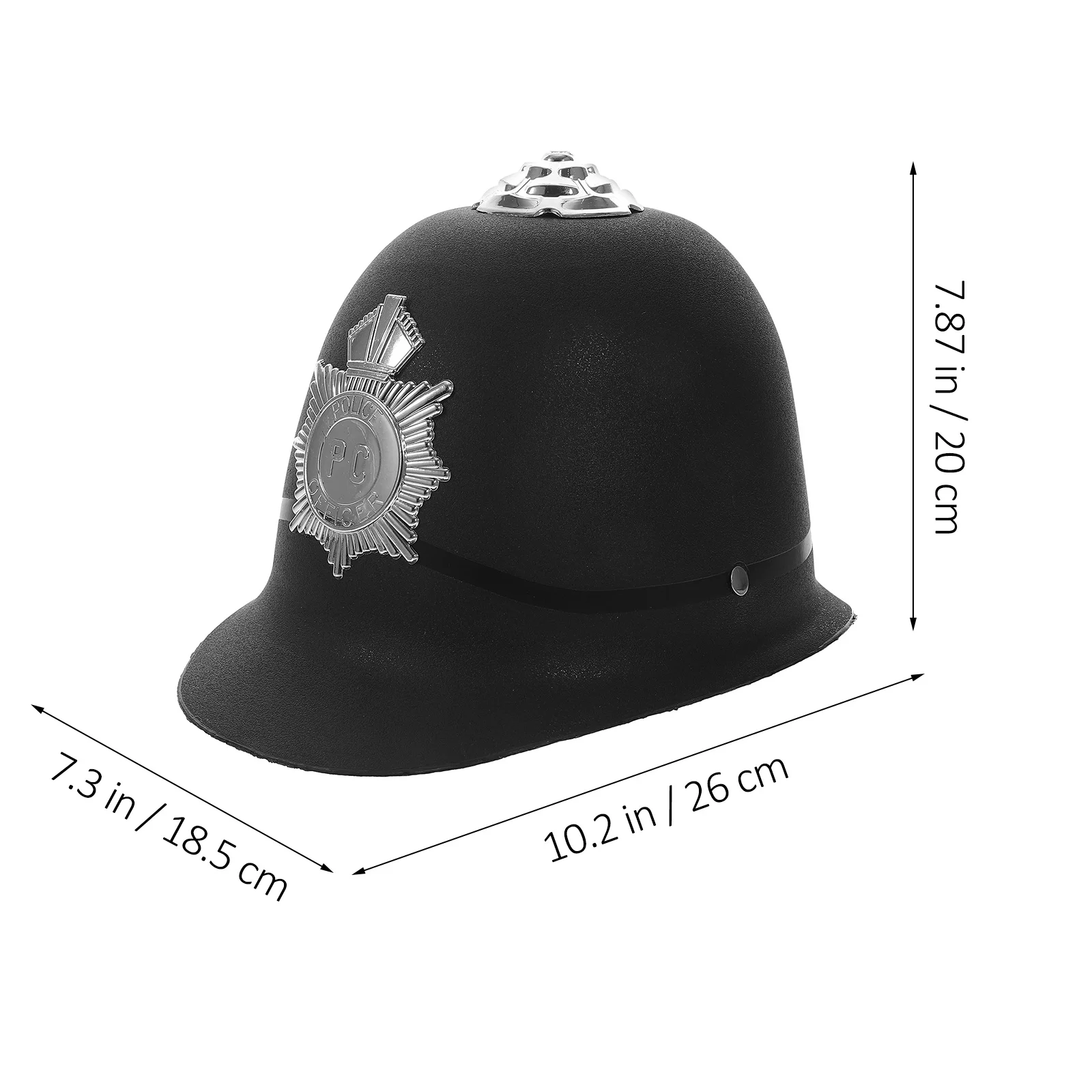 Performance Hat Officer Badge Police Cap Party Cosplay Costume Halloween Costumes