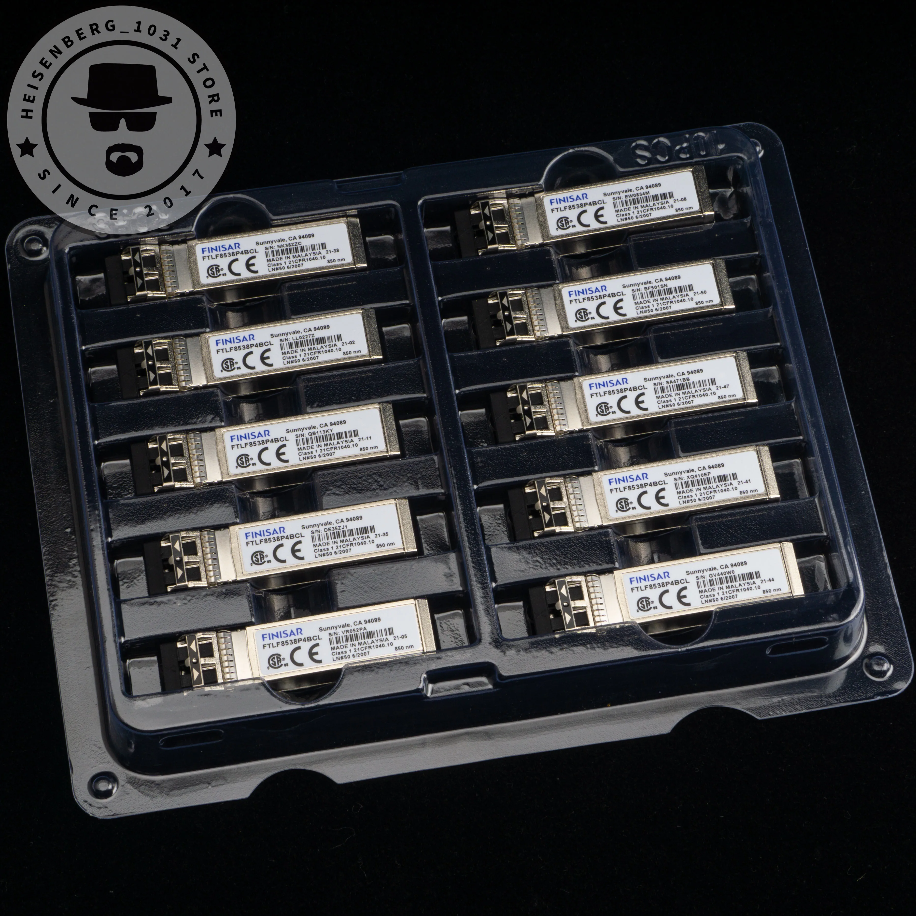 FINISAR FTLF8538P4BCL 25GBASE-SR 25 78 Гбит/с Двунаправленный SFP28 SR 100 м LC MMF