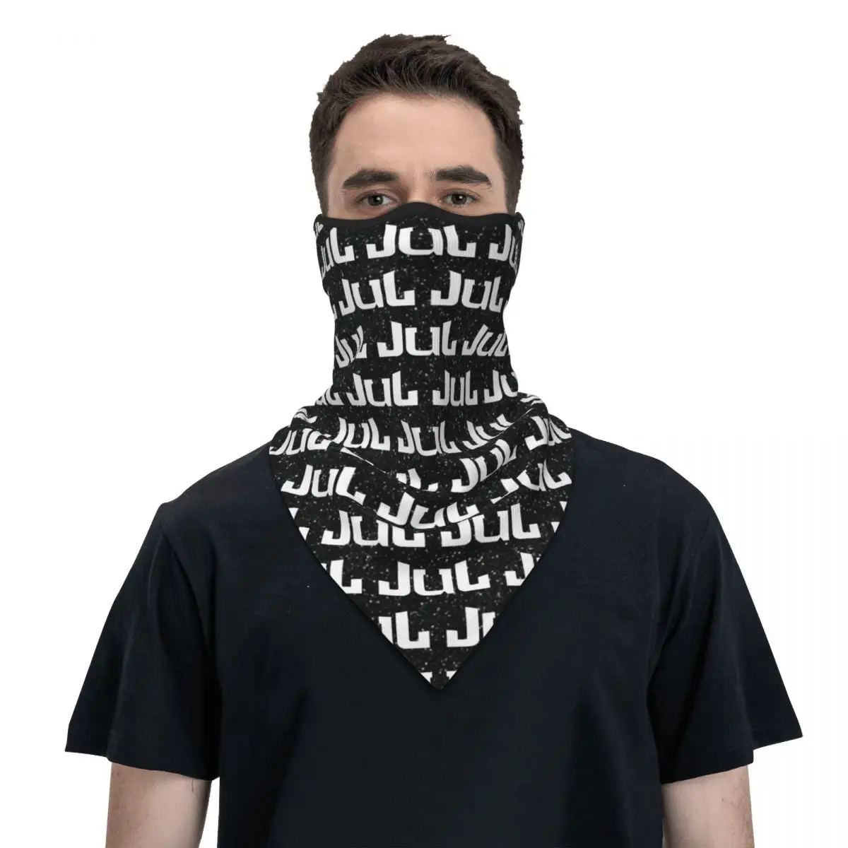 

Jul Bandana Neck Gaiter Windproof Face Mask Scarf Cover Men Women French Rapper Music Headwear Tube Balaclava