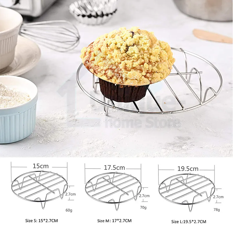 

Air Fryer Accessories Stainless Steel Cooking Steaming Racks for Steaming Vegetables and Rice Racks for Kitchen Tools