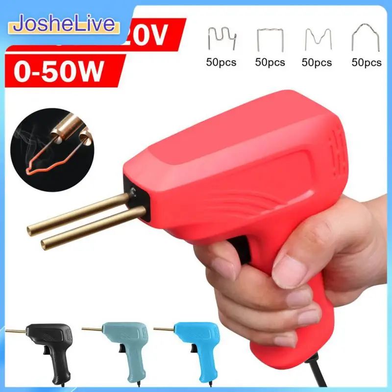 

Hot Cutting Plastic Welder Gun Soldering Iron Plastic Staples Repair Machine Car Bumper Plastics Welding Machine Patch Tool 50w