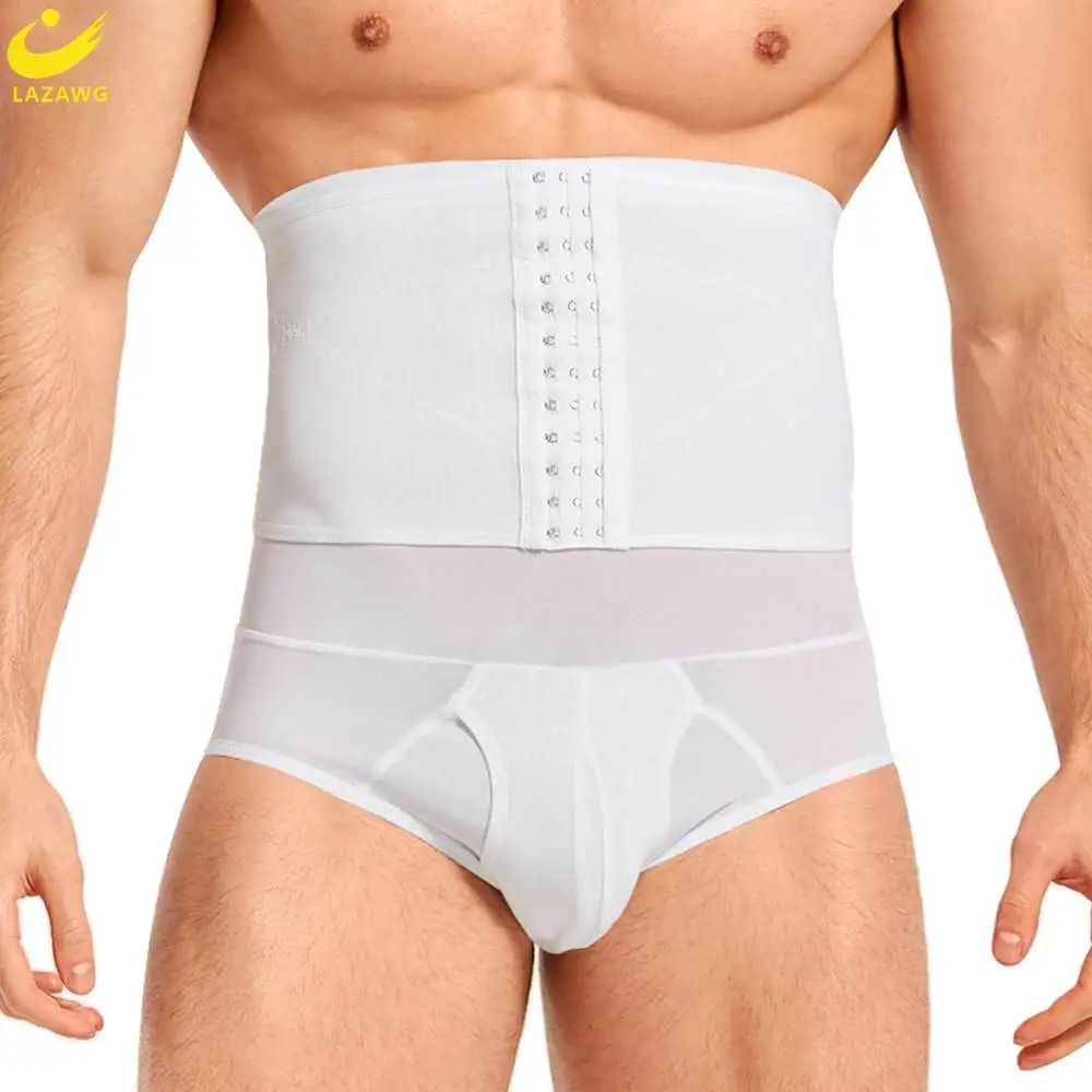 

LAZAWG Body Shaper Shorts for Men Panties Weight Loss Shapewear High Waist Underwear Tummy Control Belly Butt Lifter Seamless