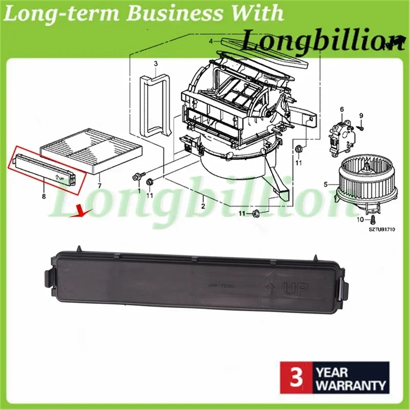 

1 шт., крышка воздушного фильтра салона автомобиля для HR-V CR-Z Insight 2010-20 80292-TF0-003 80292TF0003 80292 TF0 003