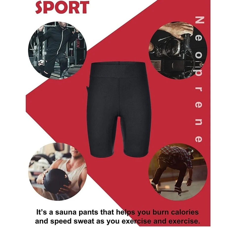 Sauna pant men Waist Training flat Belly Slimming abdomen Sweat Fat Burning Weight Loss Tummy control Body Shaper 2023 New Trend