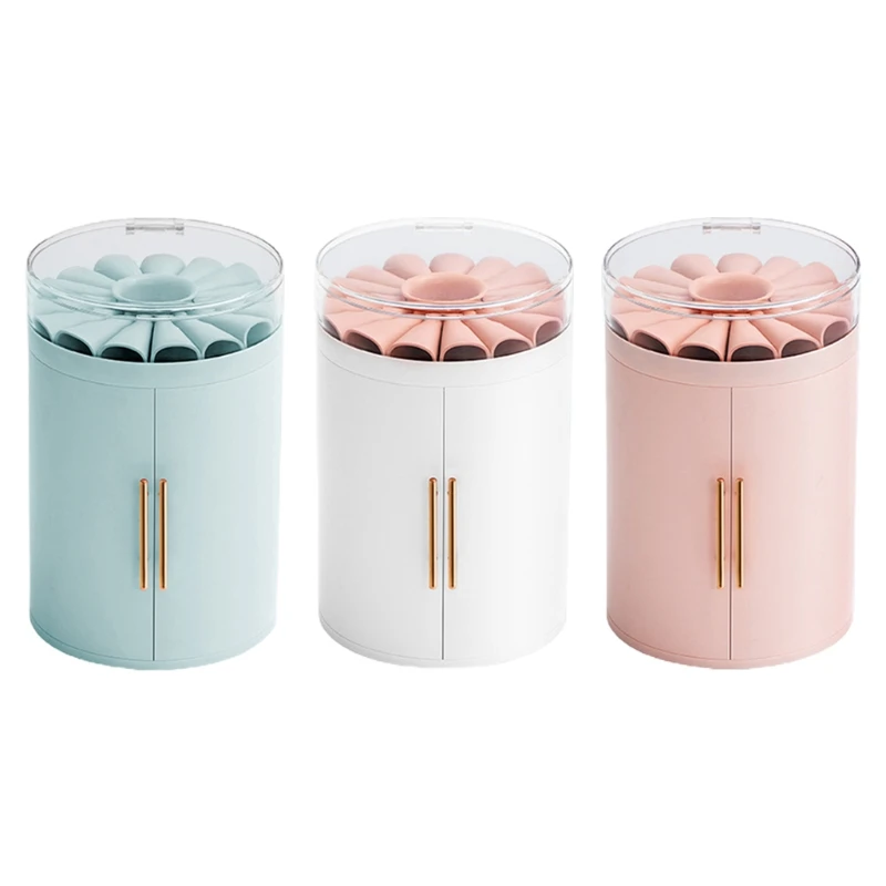 

5 Layers Drawers Jewelry Box Double Door Necklaces Earrings Bracelet Organizer Rings Holder Clear Display Rack Storage Case with