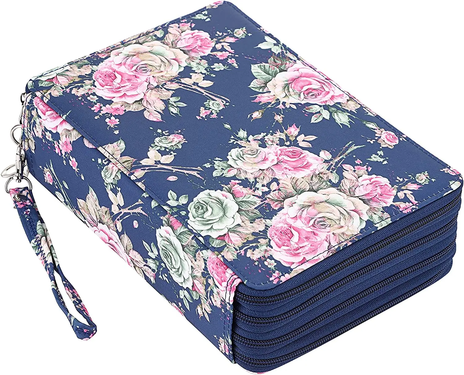 Colored Pencil Case- 200 Slots Pencil Holder Pen Bag Large C