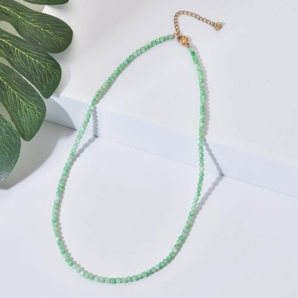 ZMZY оптовая продажа 3 мм натуральный пресноводный корпус бусины чокер Круглый