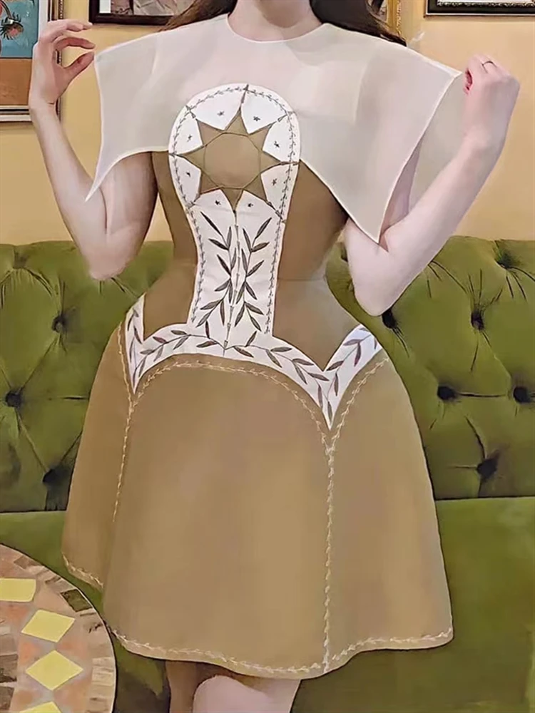 Женские вечерние для вечеринок пляжное платье без рукавов с открытой спиной и