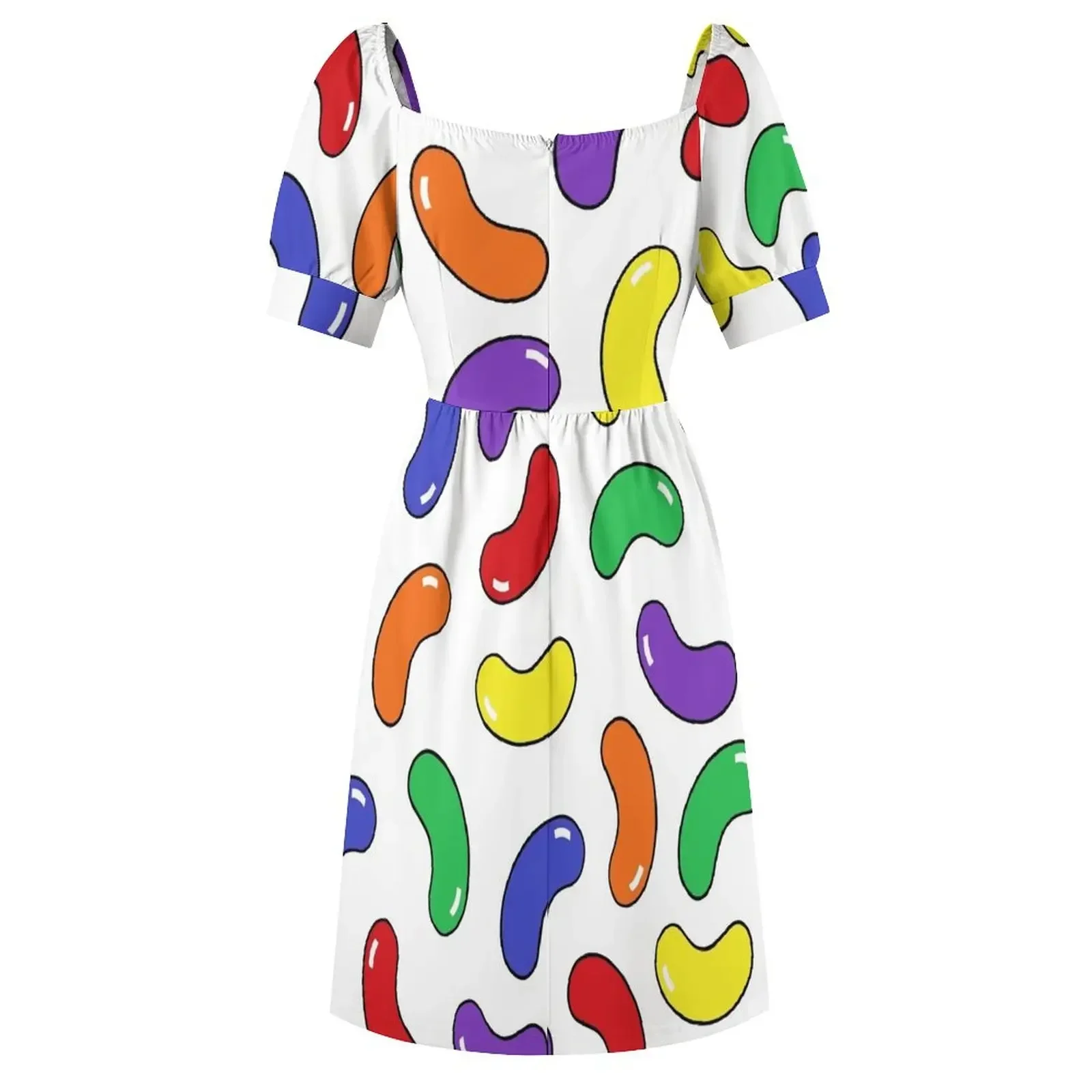 Платье без рукавов с узором Jelly Bean женское элегантное роскошное платье подружки