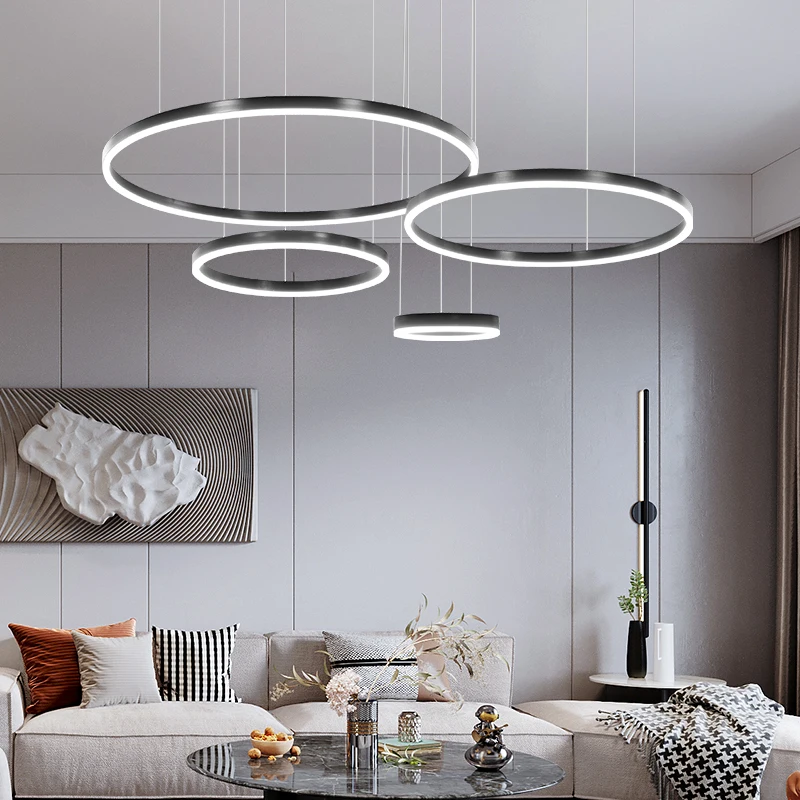 Pаспродажа Светодиодная потолочная люстра с золотым кольцом, декоративные светильники для гостиной, спальни, комнатное освещение, Подвесная лампа Pаспродажа Светодиодная потолочная люстра с золотым кольцом, декоративные светильники для гостиной, спальни, комнатное освещение, Подвесная лампа