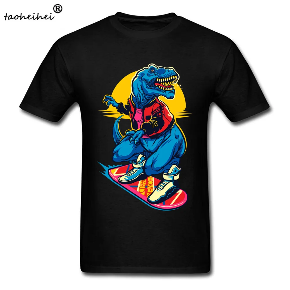 Футболка мужская с динозавром 100% хлопок для скейтборда |
