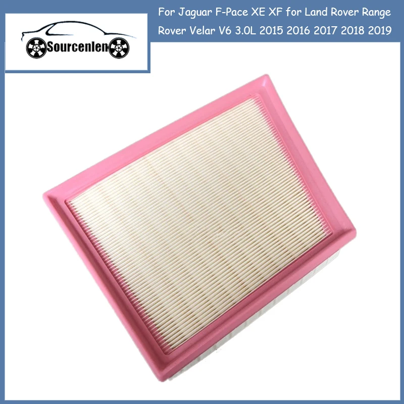

Автомобильный воздушный фильтр T4A6124 для Jaguar F-Pace XE XF для Land Rover Range Rover Velar V6 2016 L 2015 2017 2018 2019