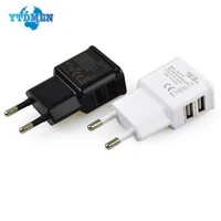 mobile phone charger dual usb eu charger plug travel wall charger adapter for iphone 8 7 samsung xiaomi universal phone charger