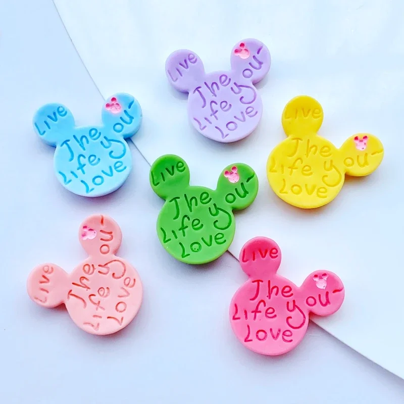 

30pcs New Cute Resin Mini Cartoon Animal Flat Back Cabochon Scrapbook Kawaii DIY Embellishments Accessories Q10