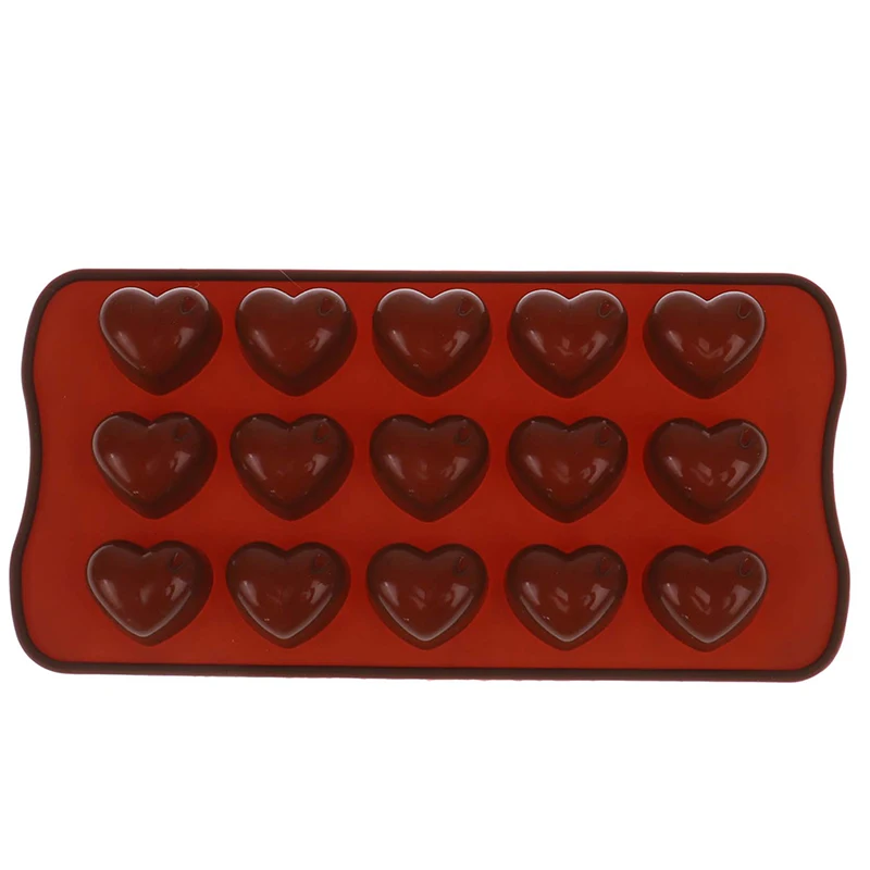 

15Grids Non Stick Silicone Mold Love Heart Chocolate Cake Mold Baking Ice Fondant Sugar Tool Cake Wedding Decorating Tools