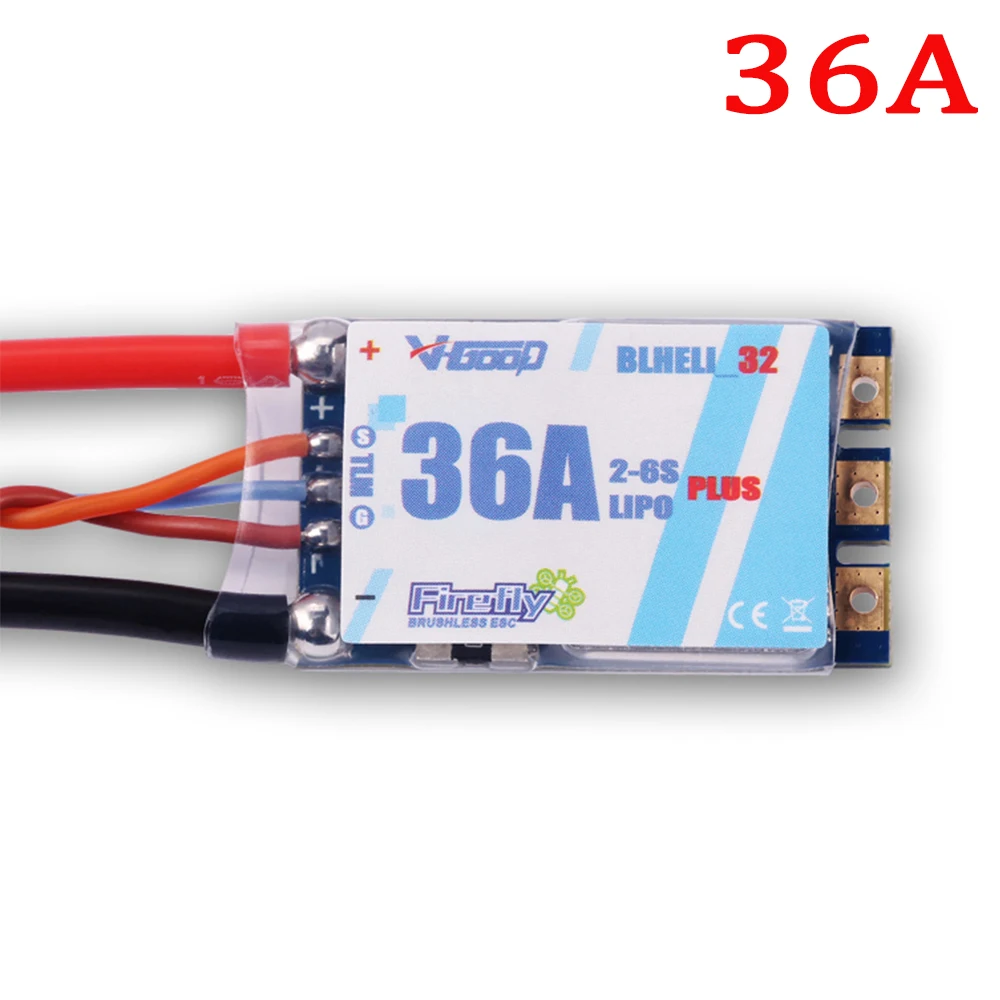 VGOOD 36A BLHeli_32 32bit 2-6S w/ Telemetry Brushless ESC for RC FPV Racing Drone | Parts & Accs