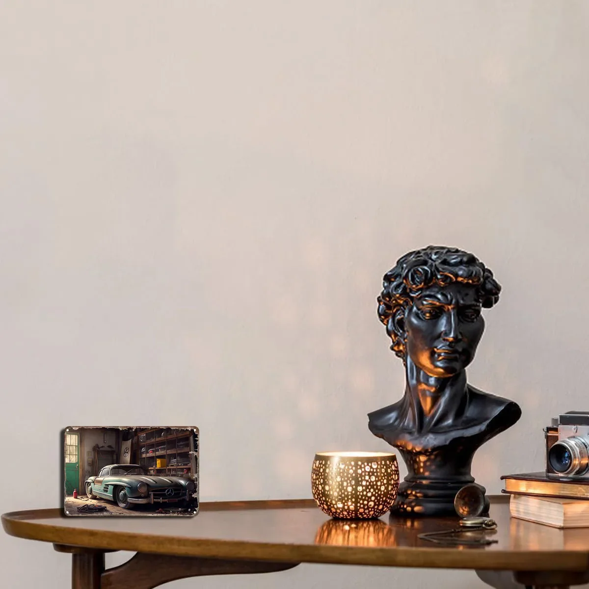 Металлические знаки украшение комнаты жестяной плакат Mercedes 300SL гараж бар игровая