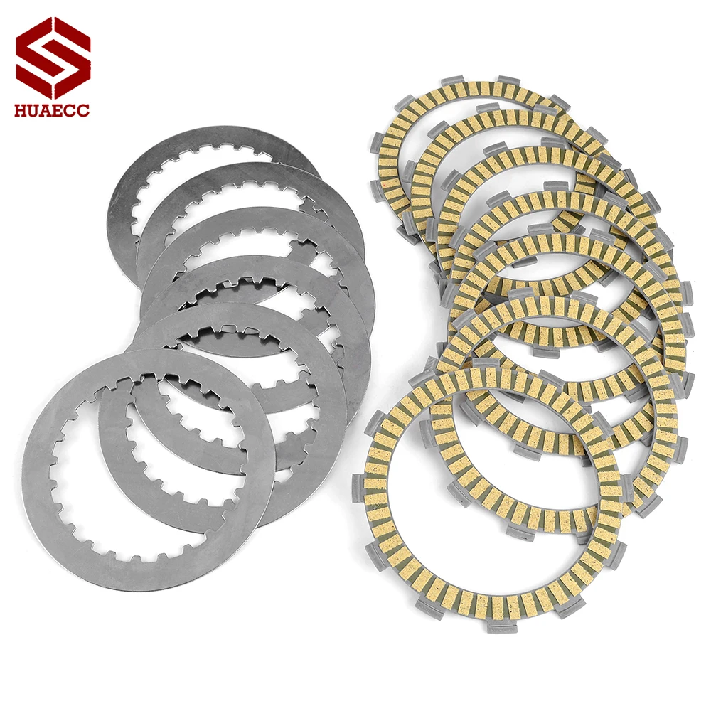 Комплект фрикционных дисков сцепления для Honda CR125R CR 125 R 1986-1999 22201-KS6-700 22321-KA3-710
