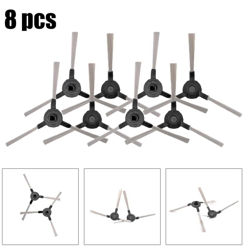 

8pcs Side Brush For Vileda VR ONE Robotic Vacuum Cleaner Mopping Cloth Rag Side Brush Spare Part Sweeper Household Cleaning Part