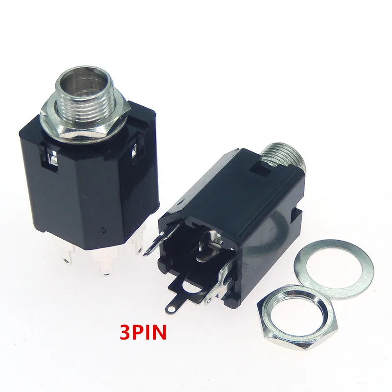 TRS разъём для микрофона/гитары 6.35/6.5 мм