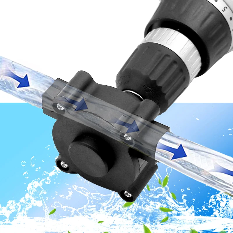 

Portable Electric Drill Pump Diesel Oil Fluid Water Pump Mini Hand Self-priming Liquid Transfer Pumps Home Garden Outdoor tool