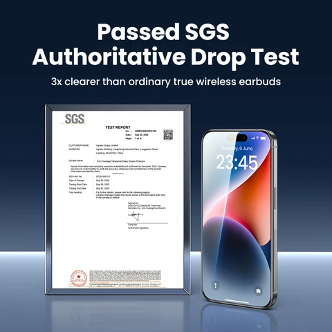 UGREEN 2 шт. Защитная пленка для экрана для iPhone 17 16 15 14 13 12 Pro Max Закаленное стекло для iPhone 16 Plus Защитные пленки для экрана 15pro