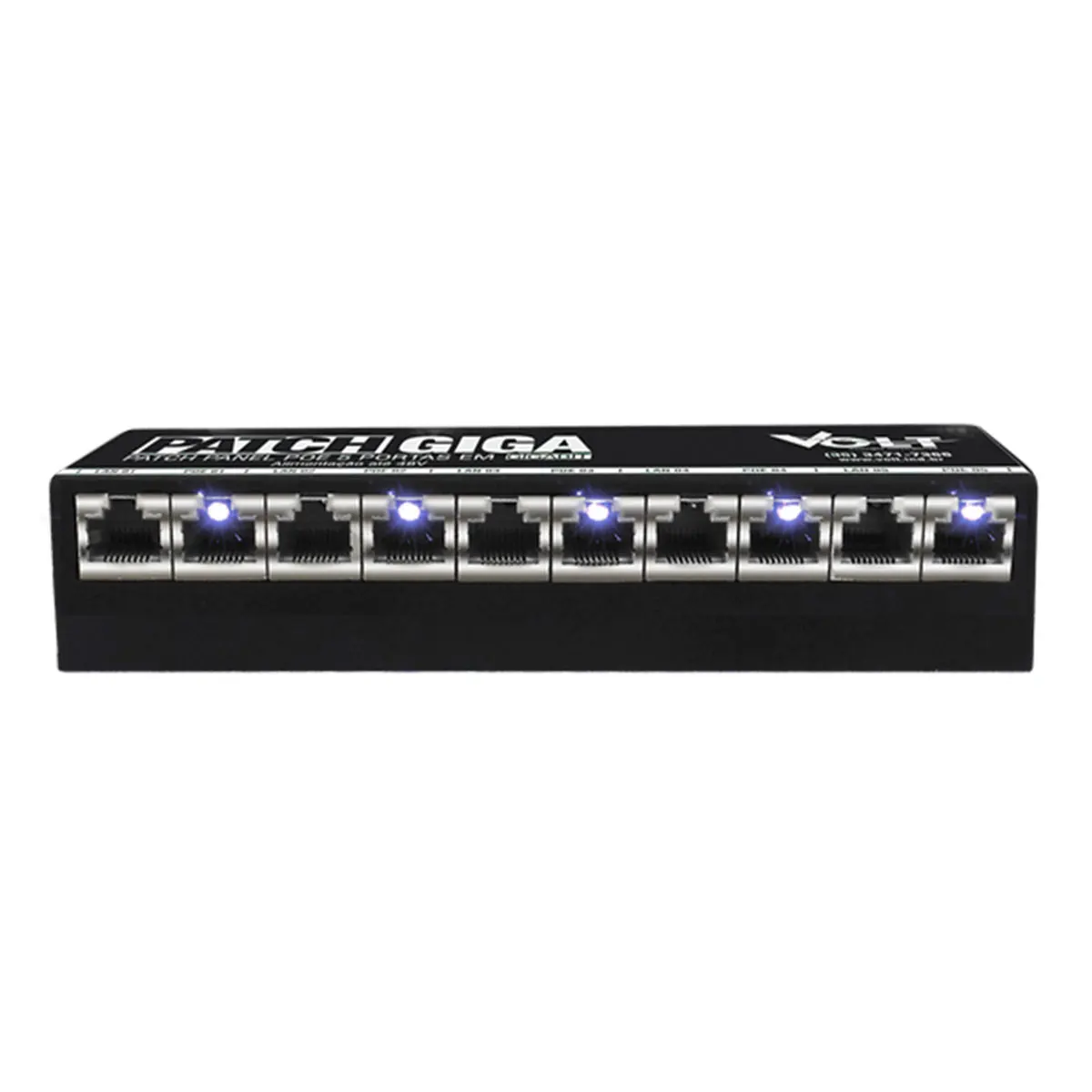 

PATCH PANEL POE 5 DOORS GIGABIT ETHERNET 12.01.023