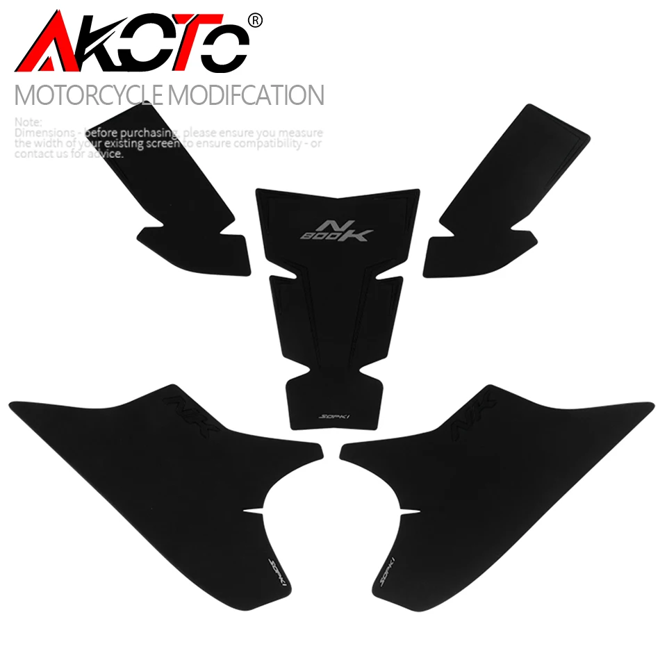 

Для CFMOTO 800NK 800 NK NK800 CF800NK 2023-2025 наклейки на мотоцикл резиновая защита бака боковые нескользящие защитные наклейки