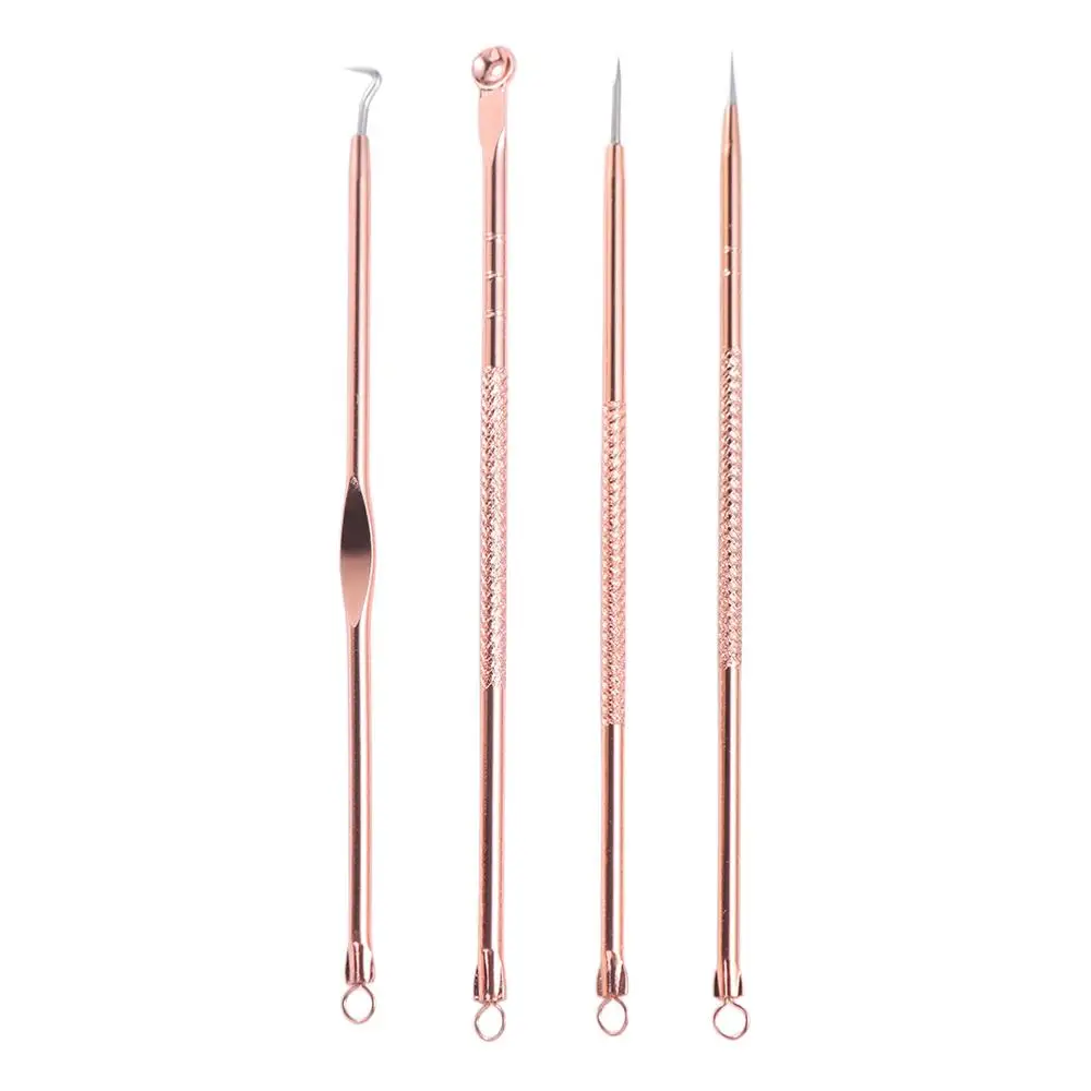 Иглы для удаления черных точек из нержавеющей стали розовое золото средство