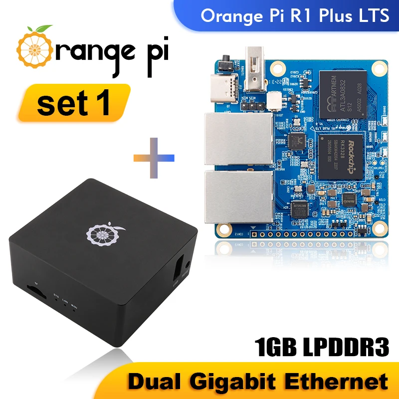 

Плата разработки Orange Pi R1 Plus LTS +, металлический корпус, один компьютер, 1 ГБ ОЗУ, RK3328, Операционная система Android 9, Ubuntu, Debian OS