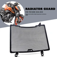 motorcycle aluminum radiator guard grill cover duke790 oil cooler bezel protector grille water tank for 790 duke 2018 2019