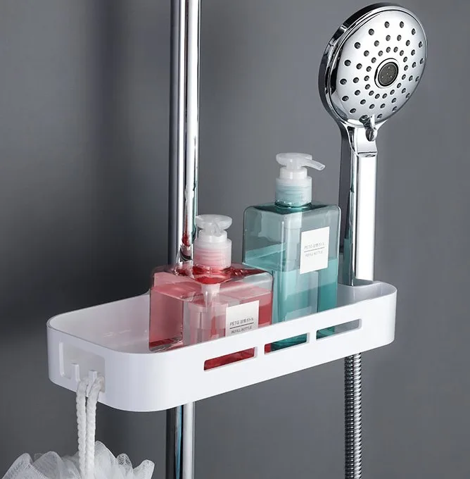 

Bathroom shower Organizer plastic soap dispenser