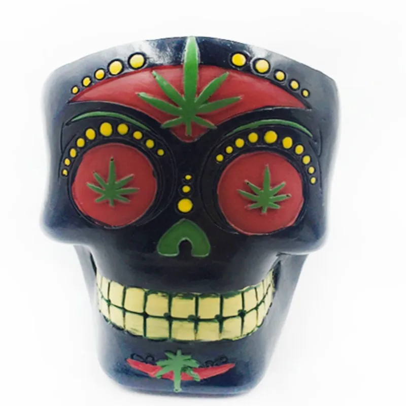 

Household Merchandises Resin Skull Ashtray Home Decor Crafts Statue Sculpture Halloween Decoration Ornament