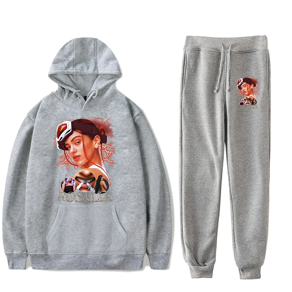 Roshola Motomami Merch Rosalia Винтаж 90-х годов Толстовки с капюшоном для мужчин и женщин Брюки