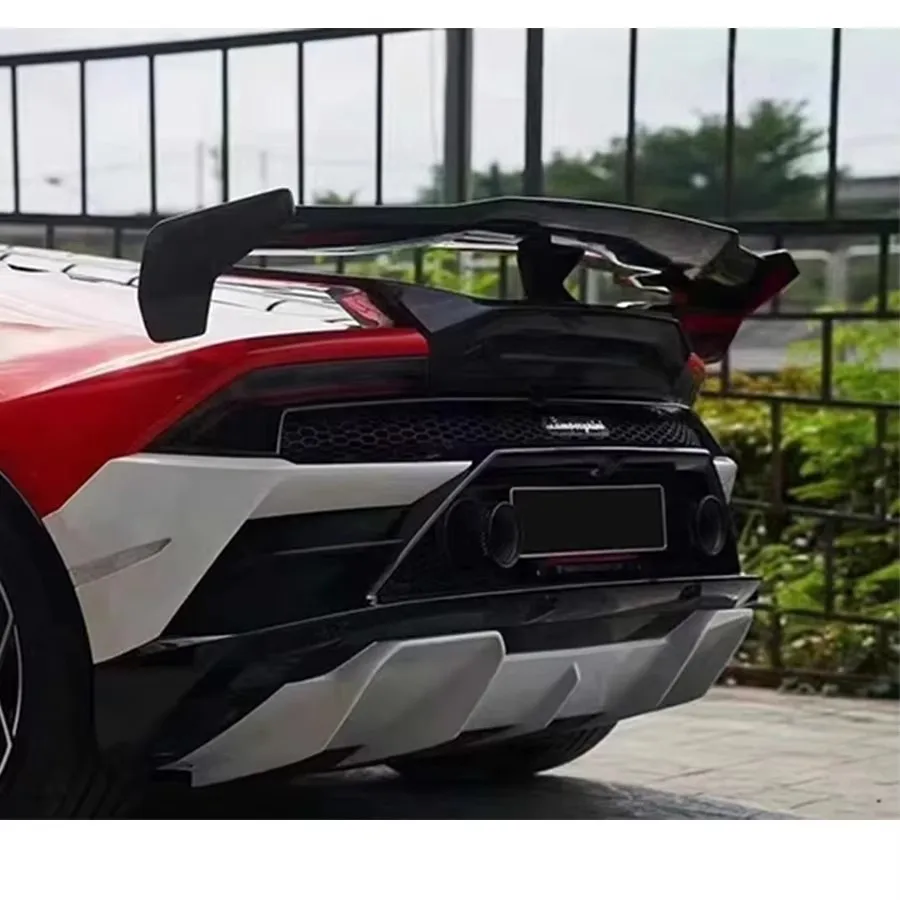 Для Lamborghini Huracán EVO LP580 LP610 580 610 хвостовые плавники из углеродного волокна, задний спойлер, направляющее крыло, обновленный комплект кузова (art.: 3920ccda55d8a) - 3920ccda55d8a