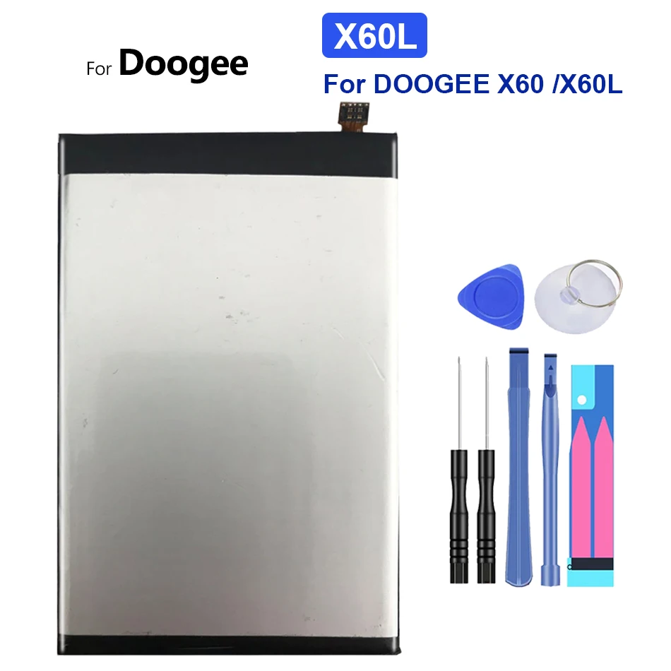 

Аккумулятор 3000 мАч для смартфона DOOGEE X60 /X60L аккумулятор + Инструменты