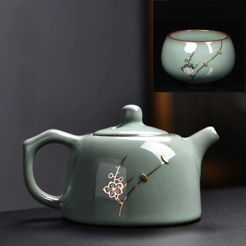 Высококачественный керамический чайный набор для дома и офиса новинка одинарный