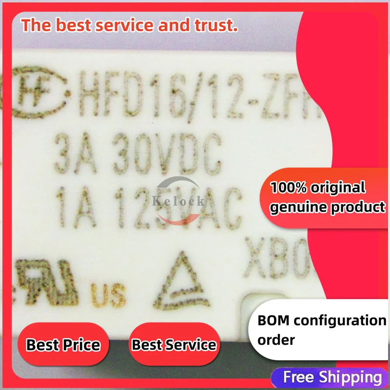 1/10/100/шт. Оригинальное реле Hongfa HFD16/12-ZFH-3N сигнала 8A250VAC 6-контактное 12 В постоянного
