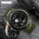 SKMEI Sport Watch Fashion Cosmonaut Dial Time Led Light Display Watch For Men Digital Wristwatch 50M Waterproof Men's Clock Other Image