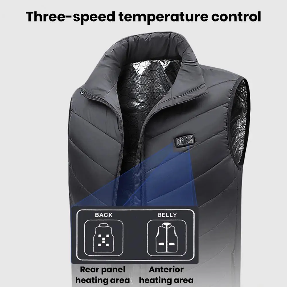 

Vest Jacket Stay Warm Style with This Slim Fit Unisex Usb Electric Vest Adjustable Temperature 11 Heating Zones Usb Heated Vest