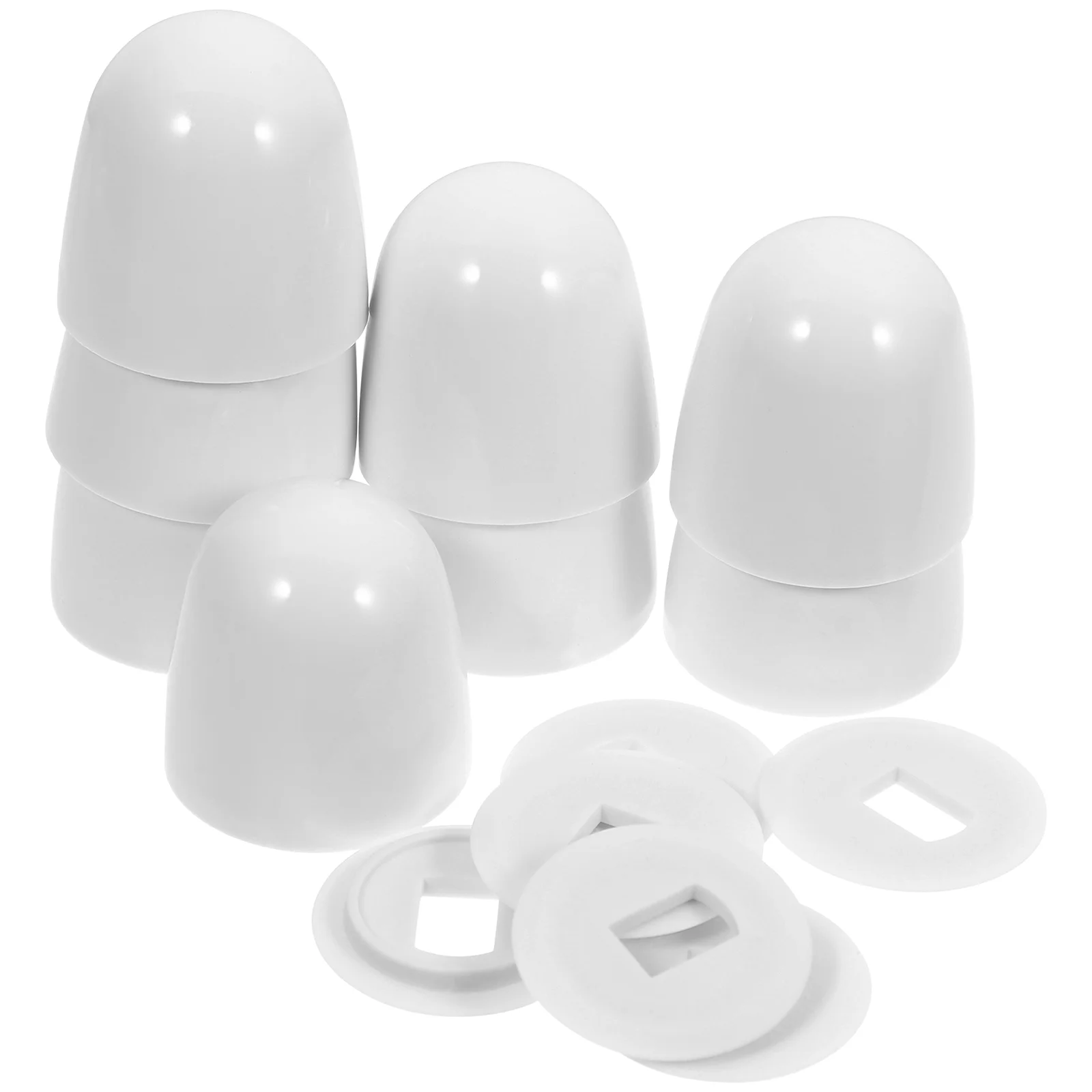 

Toilet Caps Bolt Screw Bowl Covers Universal Cover Trim Basepan Cap White Replacement Pushseat Accessory Talldecorative