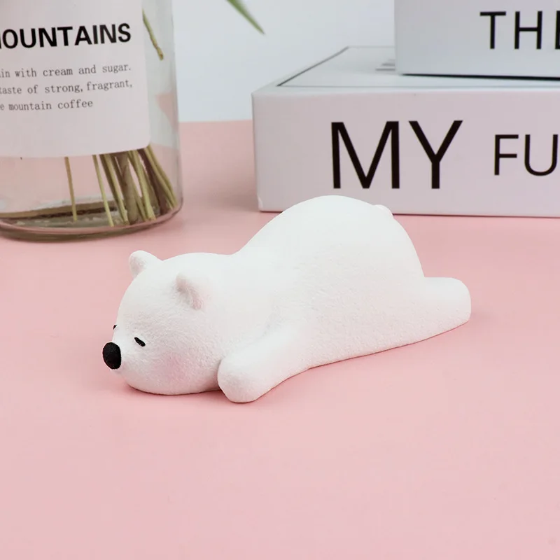 Polar Bear Silicone Mold Mousse Chocolate Fondant Cake Making Tool 3D Candle Aromatherapy Mold Clay Plaster Desktop Ornament images - 6