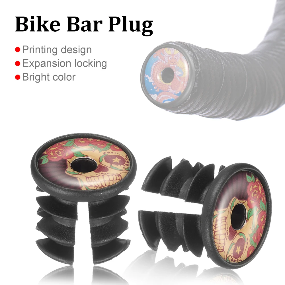 

Bicycle Bar End Plugs MTB Road Bike Expansion Handlebar Plug End Cap Fashion Bicycle Grip Bar End Stoppers Cycling Accessories