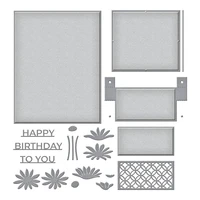 lace photo frame metal cutting dies for diy scrapbooking album paper cards decorative crafts embossing die cuts
