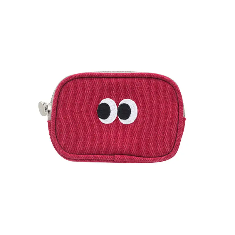 

Women's Bag Big Eyes Card Bag Ladies Wallet If Storage Bag Cotton Short Wallet Card Bag Coin Purse Storage Small Bag Money Purse
