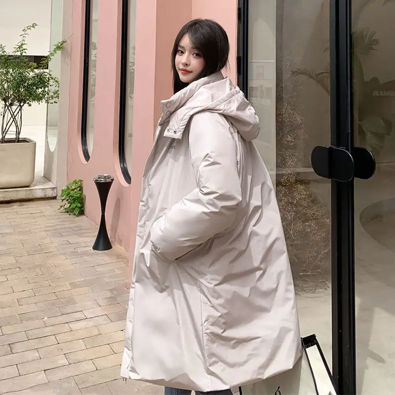 Winter Women's Cold Coat Parkas Super Hot Long Hooded Padded Jacket Bread Coat Snow Outercoat Cheap Wholesale Jacket New