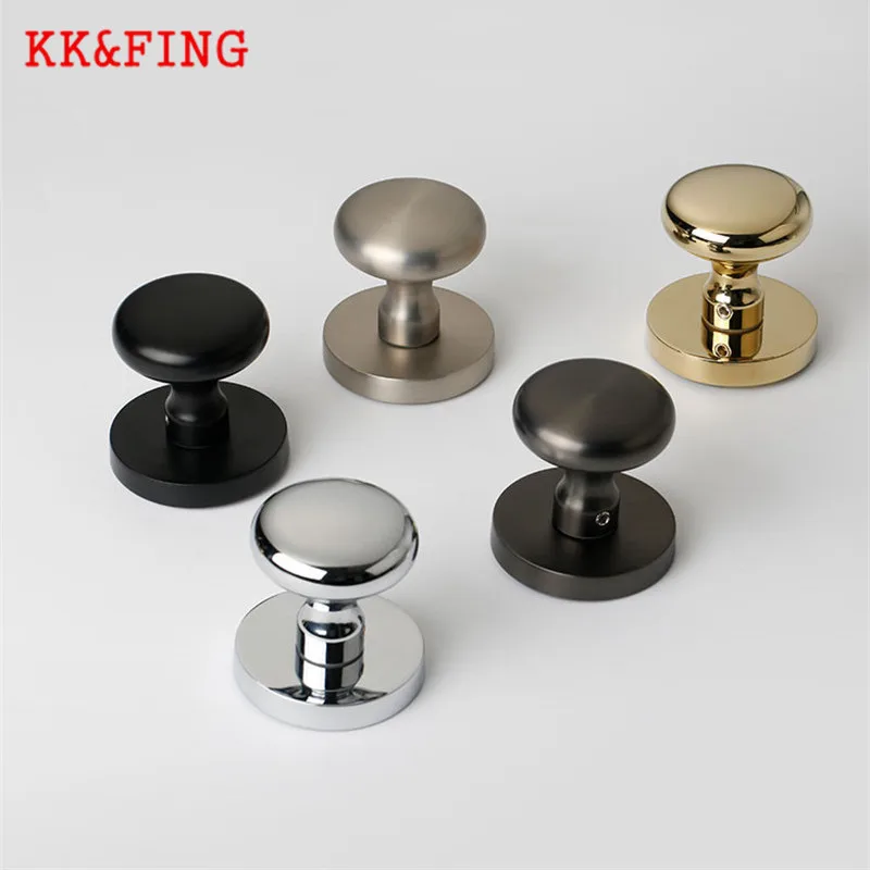 KK&ampFING Mute Room Door Lock Zinc Alloy Invisible Single-sided Secret Interior European Bathroom Spherical |